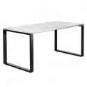 Scrivania direzionale 180X80cm nero/cemento - Swing 7020 Special Edition