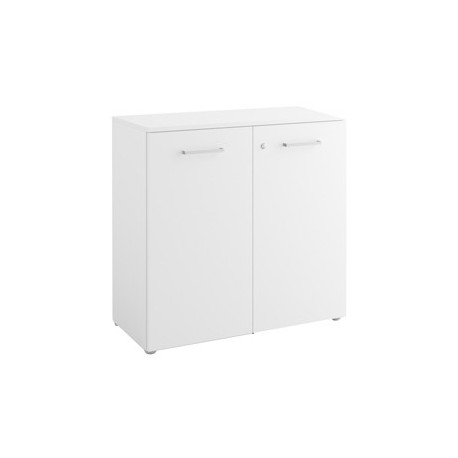 Armadio modulare con ante 90x41,6cm - H86,9cm Top bianco - Filing