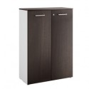 Armadio modulare con ante 90x41,6cm - H128,5cm Top wengE' - Filing