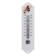 Termometro indoor/outdoor in metallo 20cm Velamp