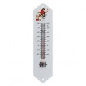 Termometro indoor/outdoor in metallo 20cm Velamp