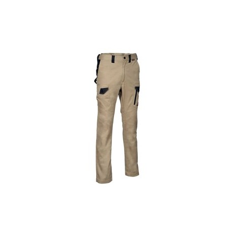 Pantalone Jember Super strech Taglia 48 corda/nero Cofra