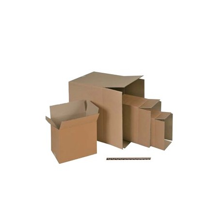 Scatola cartone per imballo avana onda singola P200xL150xH150mm