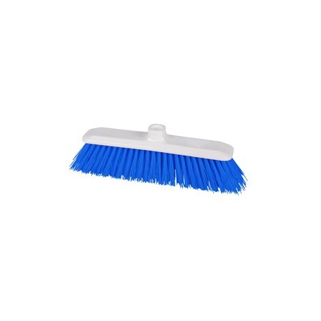 Scopa HACCP con setole rigide colore blu