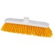 Scopa HACCP con setole rigide colore giallo