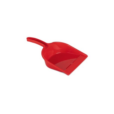 Paletta in plastica per rifiuti colore rosso