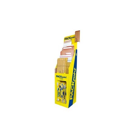 Espositore PACKpoint con buste per la spedizione 40x40x175cm BLASETTI