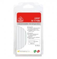 Colla termofusibile 10cm Ø7mm blister 70gr trasparente M7/100 Ro-Ma