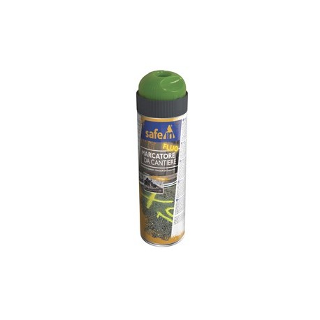 Bombola di vernice traccialinee fluorescente da cantiere 500ml verde fluo