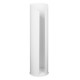 Portarotolo carta igienica in acciaio inox verniciato bianco Laminart