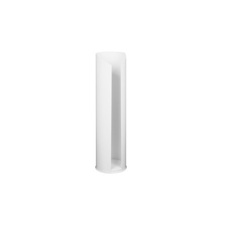 Portarotolo carta igienica in acciaio inox verniciato bianco Laminart