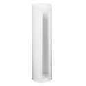 Portarotolo carta igienica in acciaio inox verniciato bianco Laminart