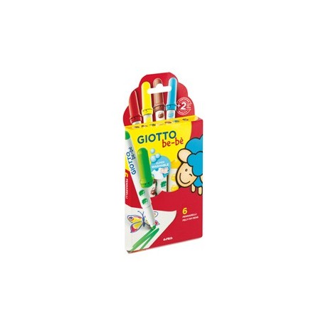 Astuccio 6 Pennarelli Giotto BebE'