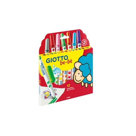 Astuccio 12 Pennarelli Giotto BebE'