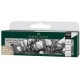 Busta 4 Pitt Artist Pen bianco e nero punte assortite Faber-Castell