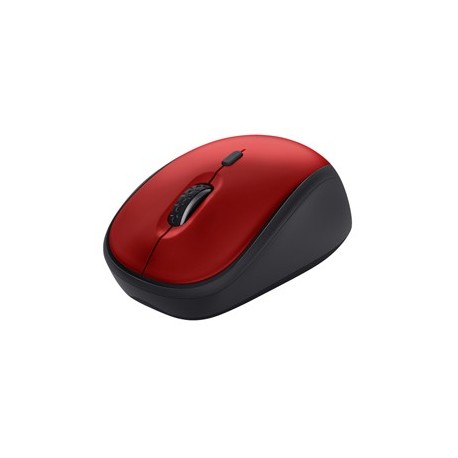 Mouse wireless silenzioso Yvi+ Rosso-Trust