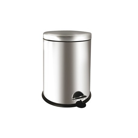 Pattumiera a pedale Bin Basic 12L in acciaio inox