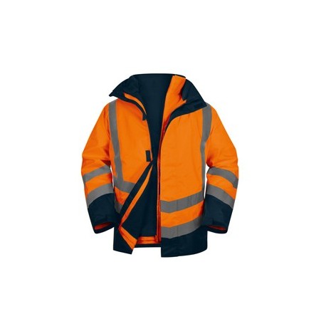 Parka 5in1 Optimum 3 alta visibilitA' - arancio fluo - tg. XXL - DeltaPlus