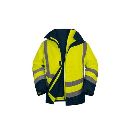 Parka 5in1 Optimum 3 alta visibilitA' - giallo fluo - tg. XXL - DeltaPlus