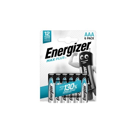 Blister da 6 Pile Alcalina AAA MAX PLUS-Energizer
