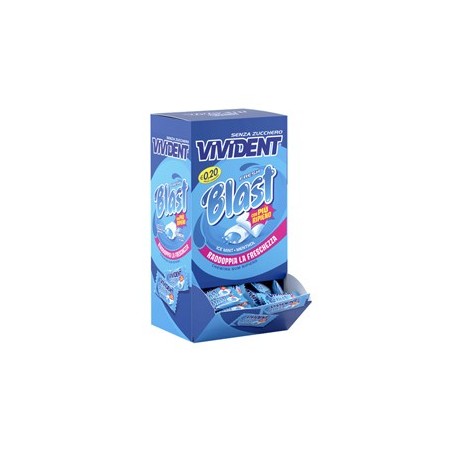 Chewing gum Vivident Fresh Blast scatola 200pz Perfetti