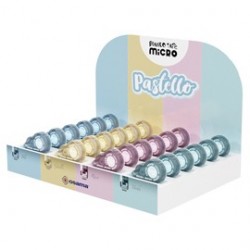 Expo correttore Tape Micro - 24 pezzi - 5mmx6mt colori pastello assortiti Osama