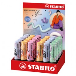 Expo 30pz evidenziatori Stabilo® Boss® Pastel by Ju Schnee colori assortiti