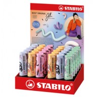 Expo 30pz evidenziatori Stabilo® Boss® Pastel by Ju Schnee colori assortiti
