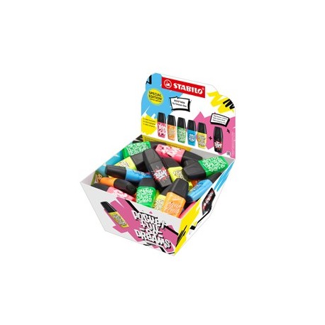 Expo 50pz evidenziatori Stabilo® Boss® Mini by Snooze One colori assortiti