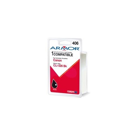 Armor Cartuccia Nera per CANON PIXMA IP4850, MG5150, MG5250, MG6150, MG8150 10ml