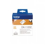 ROTOLO 300 ETICHETTE 62X100MM NERO/BIANCO IN CARTA