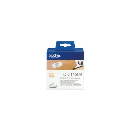 ROTOLO 800 ETICHETTE 29X62MM NERO/BIANCO IN CARTA