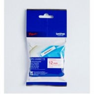 NASTRO BROTHER MK232 12MMX8MT ROSSO/BIANCO