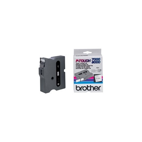 NASTRO 24MM NERO SU BIANCO PT-PC