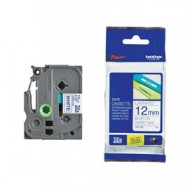 NASTRO BROTHER TZE-233 12MMx8MT BLU/BIANCO LAMINATO