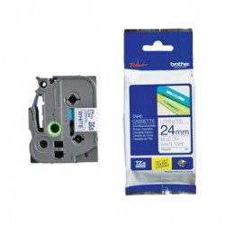 NASTRO LAMINATO BROTHER TZE-252 24MMx8MT BLU/BIANCO