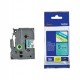 NASTRO LAMINATO BROTHER TZE-721 9MMx8MT NERO/VERDE