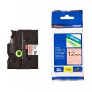 NASTRO LAM. FLUORESCENTE TZE-B31 12MMx5MT NERO/ARANCIO FLUO
