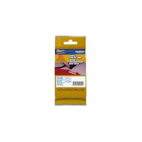 NASTRO BROTHER TZE-FA3 12MMx3MT BLU/BIANCO TESSUTO