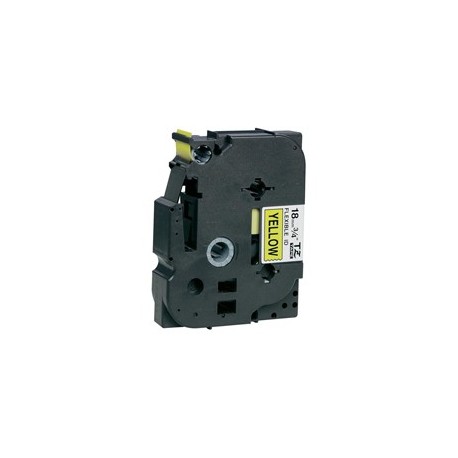 NASTRO LAM. FLESSIBILE TZE-FX641 18MMx8MT NERO/GIALLO