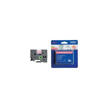 NASTRO BROTHER TZ-eMQP35 12MMX5MT BIANCO/ROSA SHOCKING