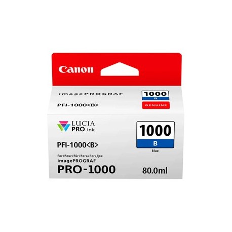 CARTUCCIA BLU PER CANON PFI-1000