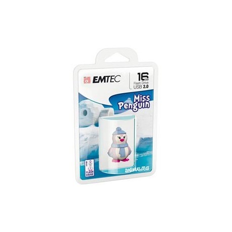 MEMORIA USB2.0 M336 16GB Animalitos Lady Penguin
