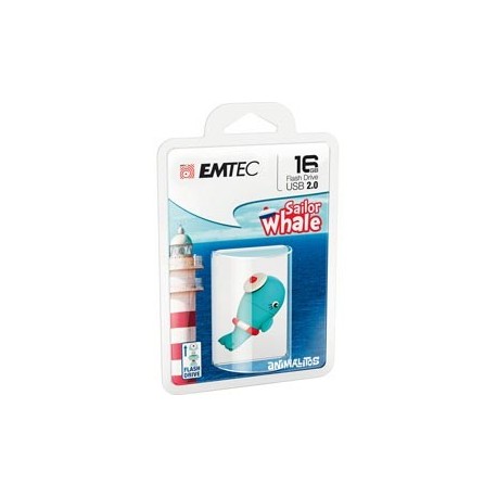 MEMORIA USB2.0 M337 16GB Animalitos Whale