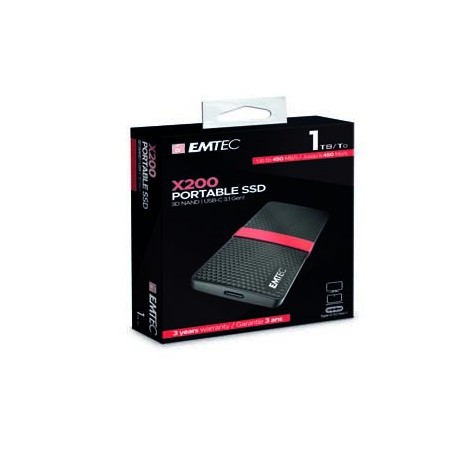 Emtec Hard Disk SSD esterno da 1 terabyte (3.1)