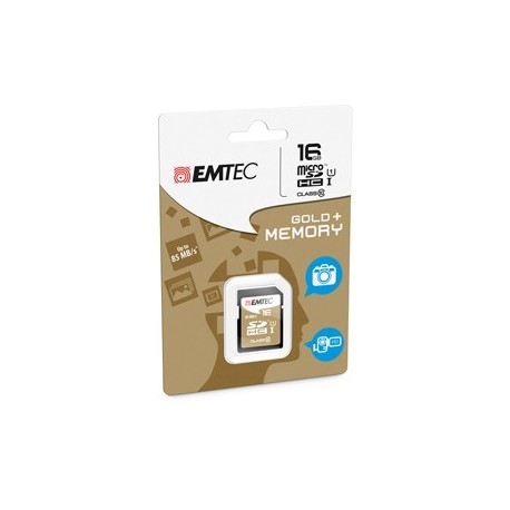 SDHC EMTEC 16GB CLASS 10 GOLD +
