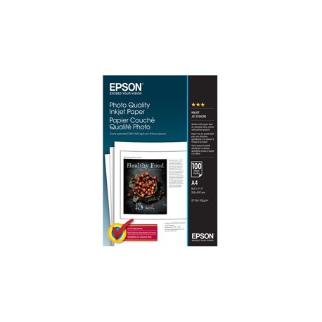 CARTA FOTOGRAFICA OPACA 100fg 102gr 210x297mm A4 720/1440dpi HQ EPSON