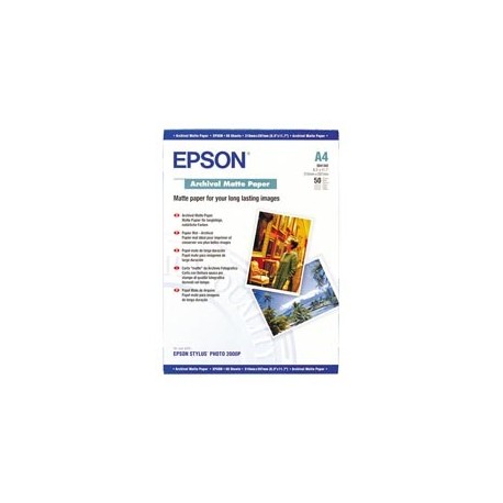CARTA FOTOGRAFICA MATTE 50fg 192gr 210x297mm A4 STYLUS PHOTO 2000P EPSON