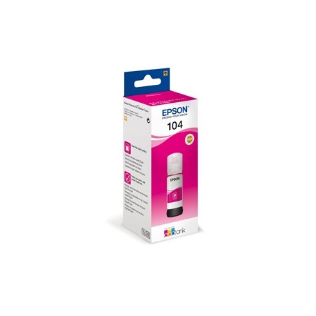 CARTUCCIA INCHIOSTRO 104, FLACONE MAGENTA DA 65ML