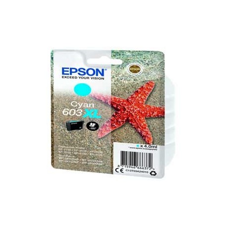 Cartuccia di inchiostro Epson Ciano serie 603XL Stella Marina